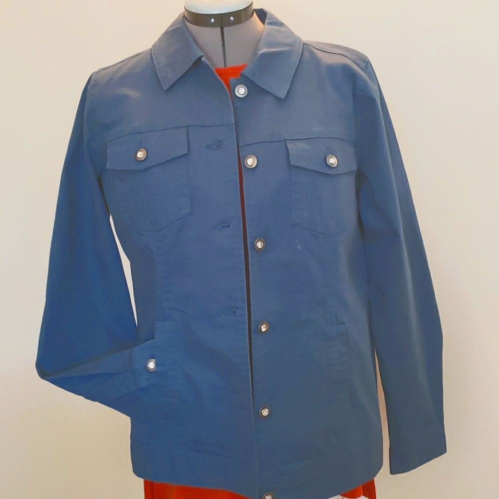 Denim stretch jacket